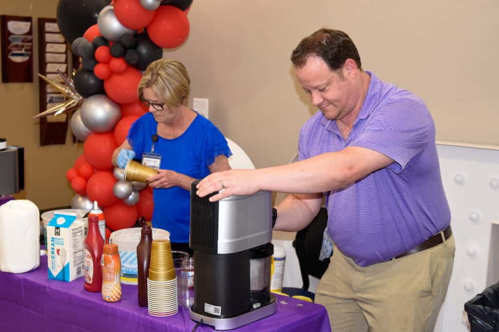 Participants in SGTC's Domestic Violence Awareness Month event