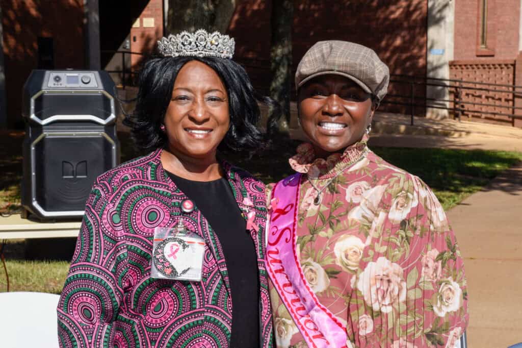 Participants in the SGTC breast cancer awareness day event