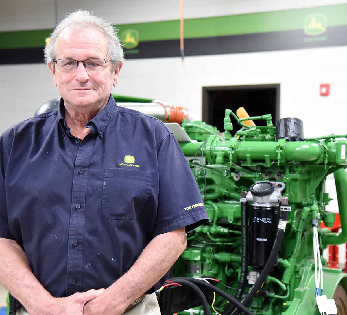 Wayne Peck to retire from teaching in the SGTC John Deere Agricultural Technology program.