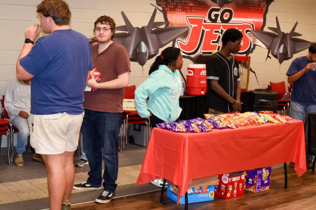 People at the SGTC resource fair