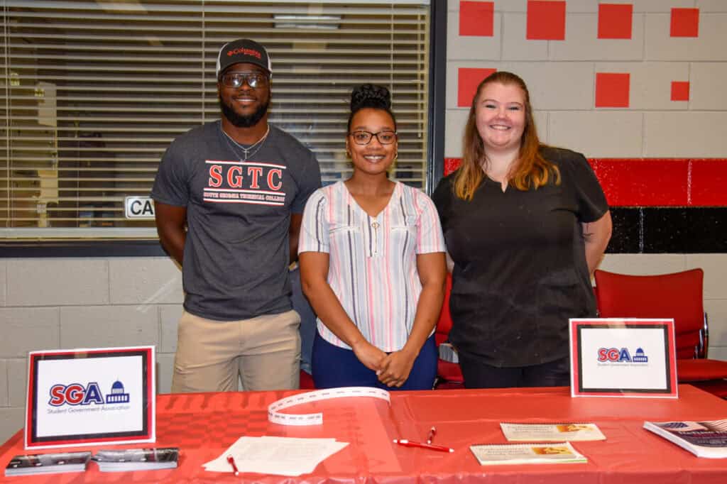 People at the SGTC resource fair