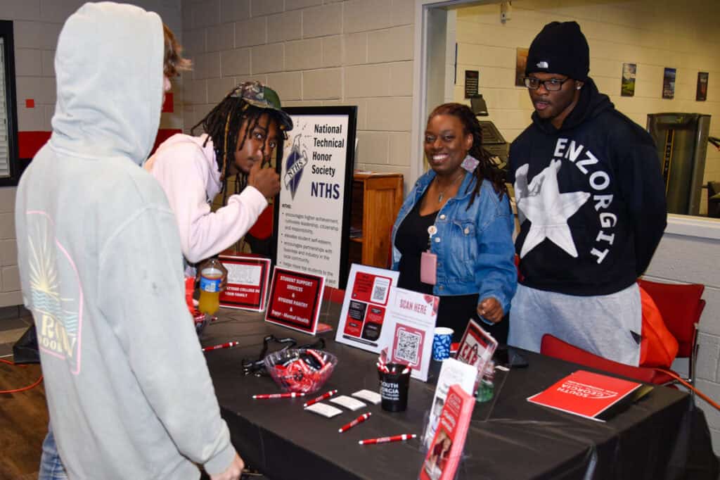 People at the SGTC resource fair