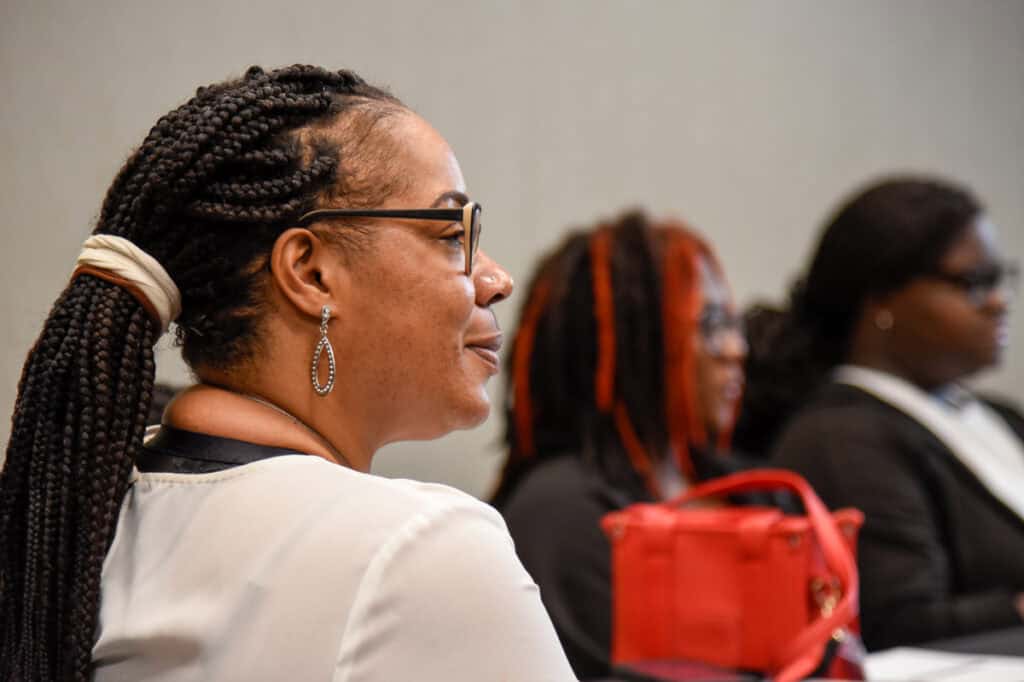 Students at SGA meeting