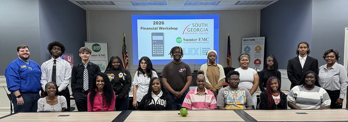 Shown above are the participants in the FLEX Business/Finance workshop held at Sumter EMC.