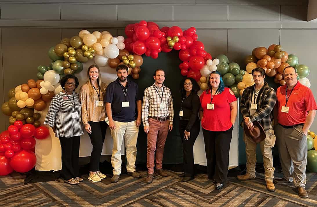 Shown above (left to right) are: SGTC’s Cynthia Carter, Macy Williams, Greg Hester, Matthew Cowan, A’Neya Mack, Cheyenne Wiggins, Jesse Cadenhead, and Josh Curtain who attended the Georgia Fall Leadership Conference in Atlanta recently.