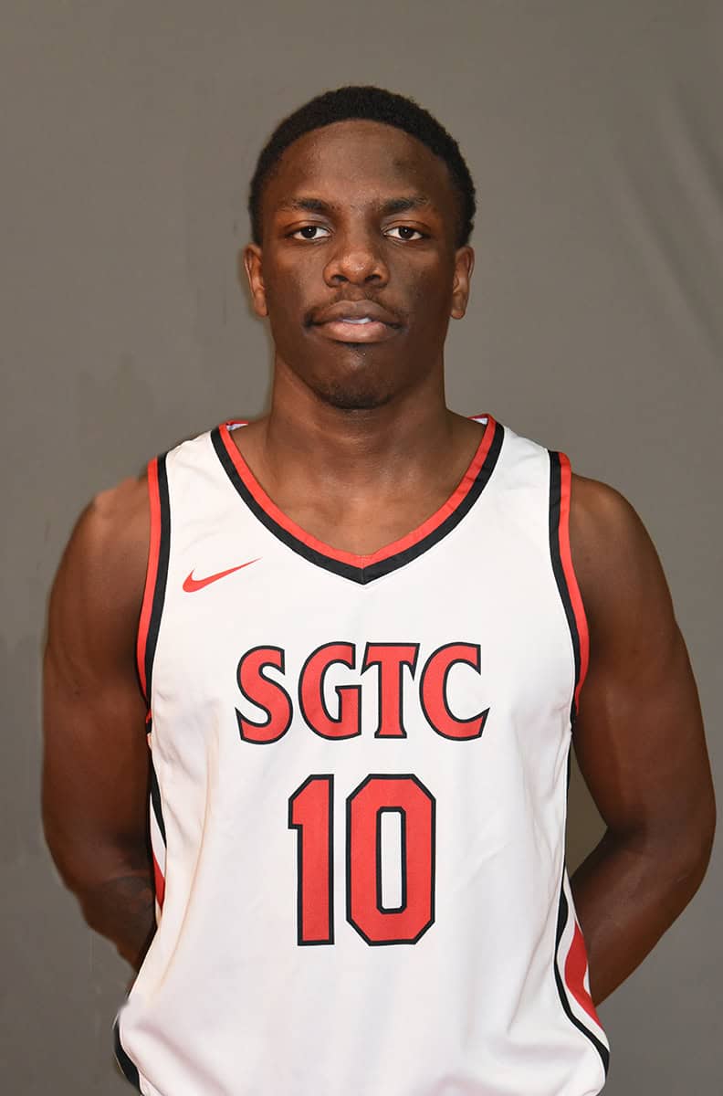 Marcellus Myles, (10) was the top scorer for the Jets in the lost to the South Georgia State College Hawks.