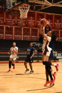 Taja Bennett (4) was the top scorer for the Lady Jets against Central Georgia Tech in their first conference game.