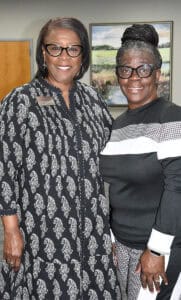 SGTC Career Services Director Cynthia Carter is shown above with SGTC Alumna Carolyn Sims.