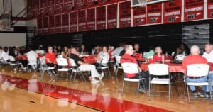 A good crowd attended the SGTC Booster Club end of the season cookout.