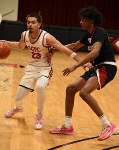 SGTC Jet Ilich Yacaman (23) tossed in 18 points to lead the Jets to an impressive win over Albany Tech.