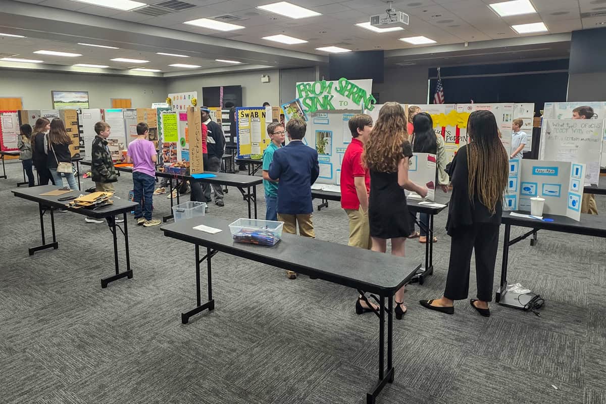 Seven school districts served by Chattahoochee-Flint RESA participated in the recent science fair at the SGTC Crisp County Center in Cordele.