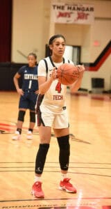 Taja Bennett, 4, was the leading scorer for the Lady Jets with 27 points.